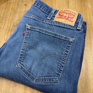 Levi's 541 Athletic Fit Straight Rugged Denim Blue Work Jeans Mens Sz 38 x 32